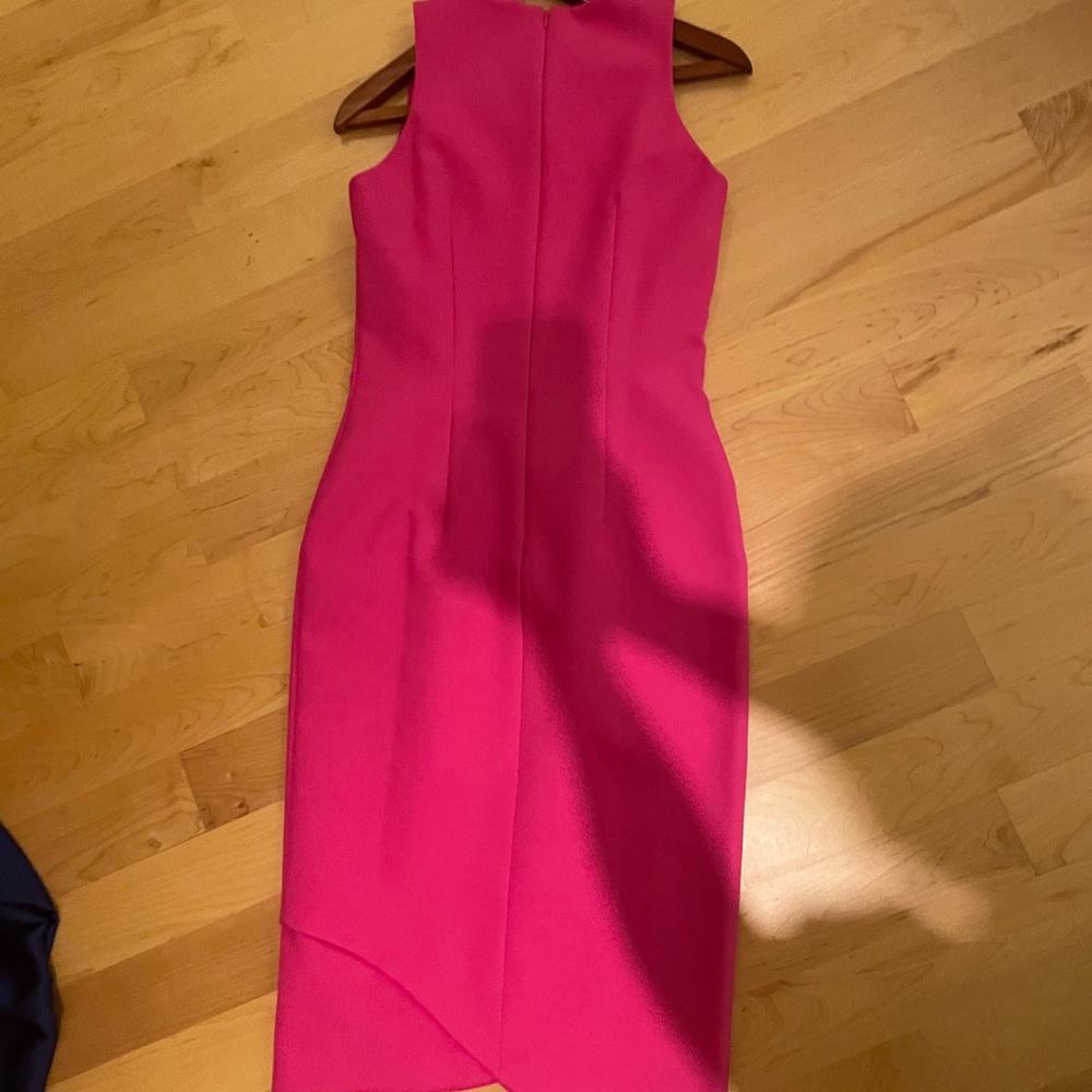 ASOS hot pink dress